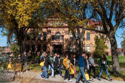 Photo of an NDSU tour